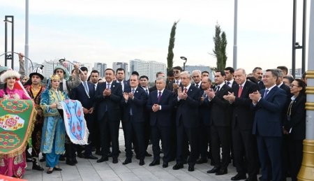 Ceyhun Bayramov Türk Dövlətləri Sivilizasiya Parkının açılışında iştirak edib